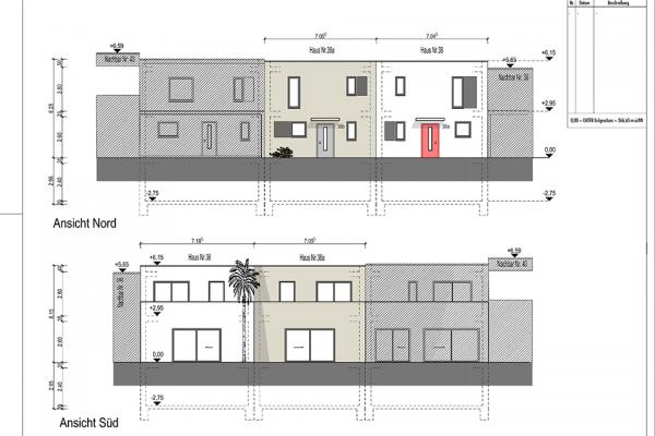 Neubau 2 Reihenhäusern